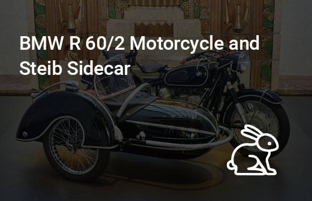 BMW R 60/2 Motorcycle and Steib Sidecar