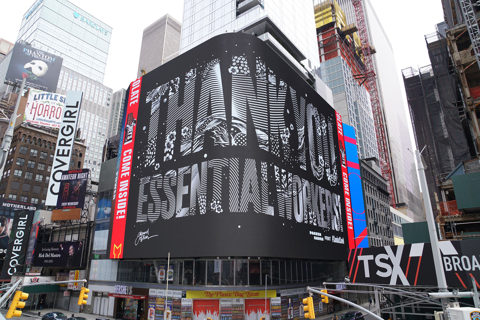 #CombatCOVID in Times Square