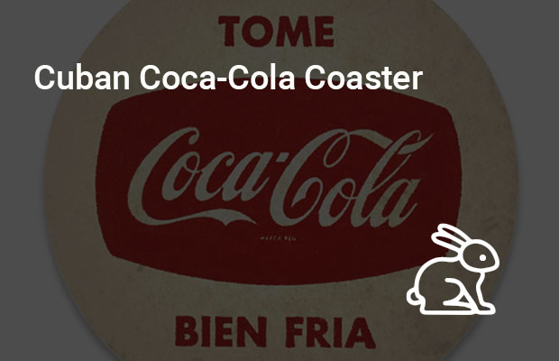Cuban Coca-Cola Coaster