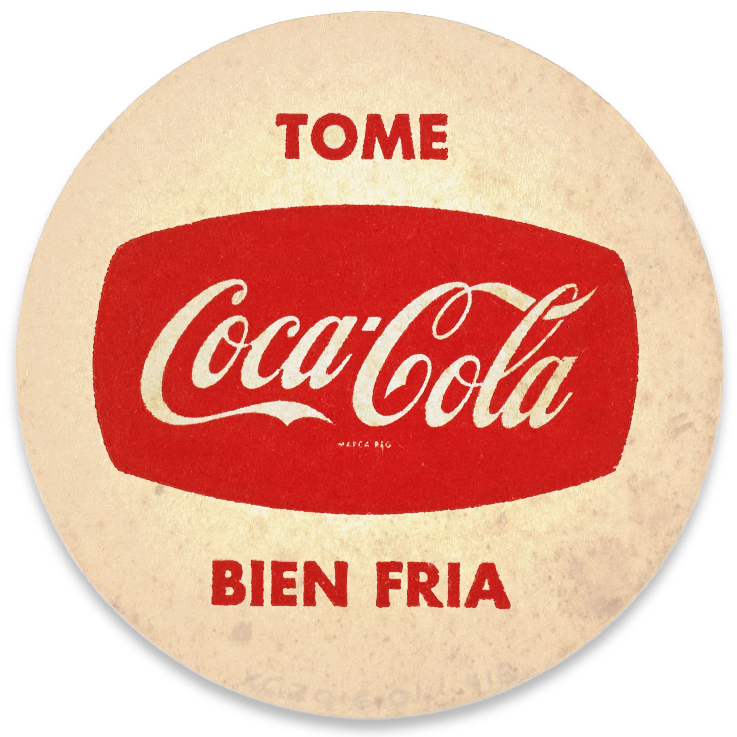 Cuban Coca-Cola coaster