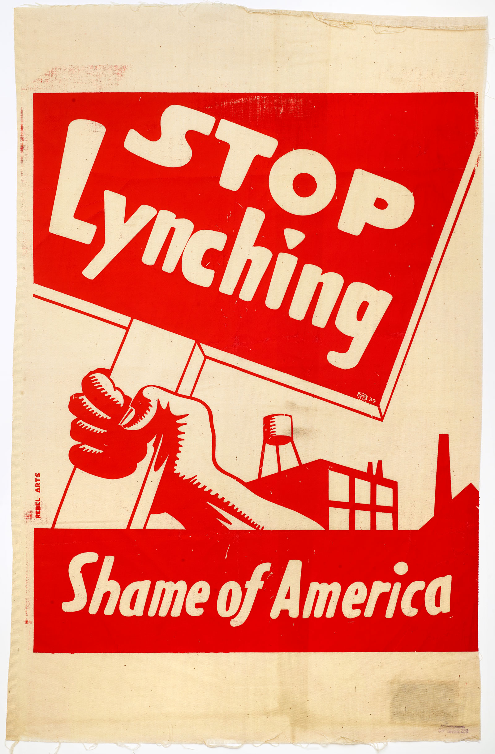 Anti-lynching banner