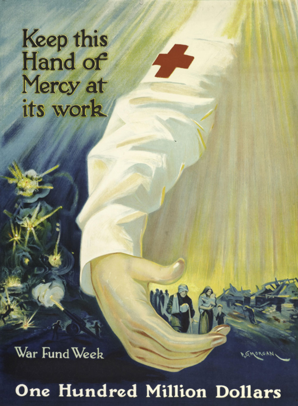Red Cross fundraising poster