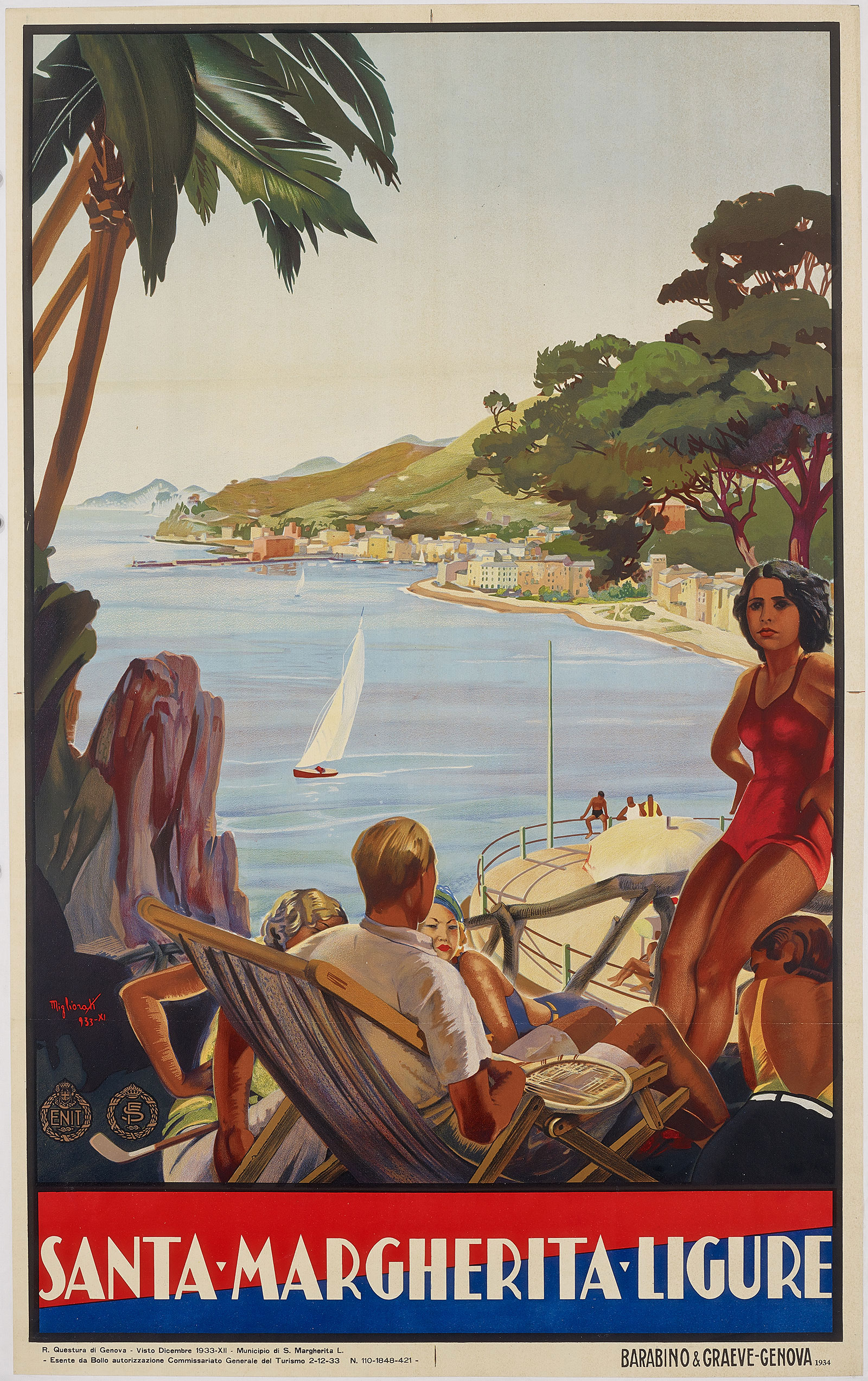 Italian travel poster