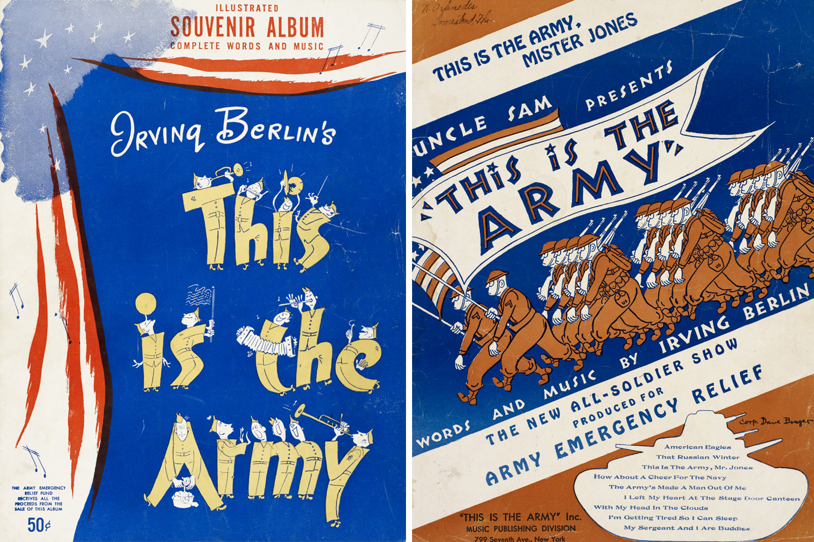 Sheet music covers